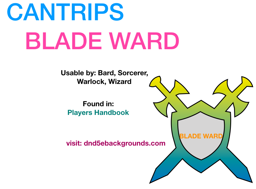 Blade Ward 5e spell dnd