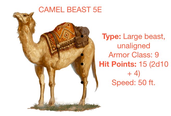 camel monster 5e