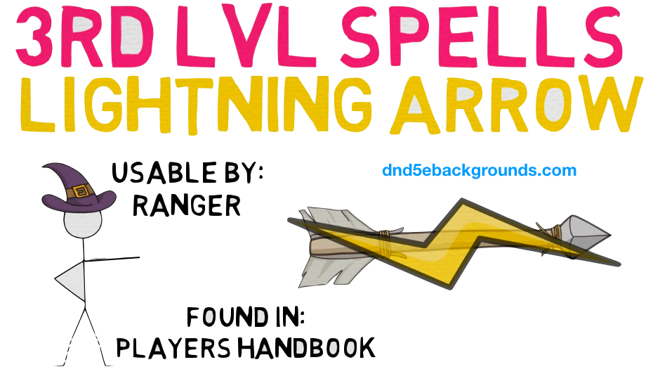 how does lightning arrow work in d&d 5e?